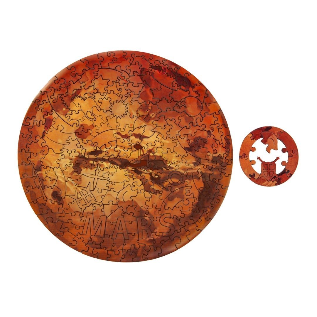MARS Wooden Jigsaw Puzzle - KAAYEE Puzzle