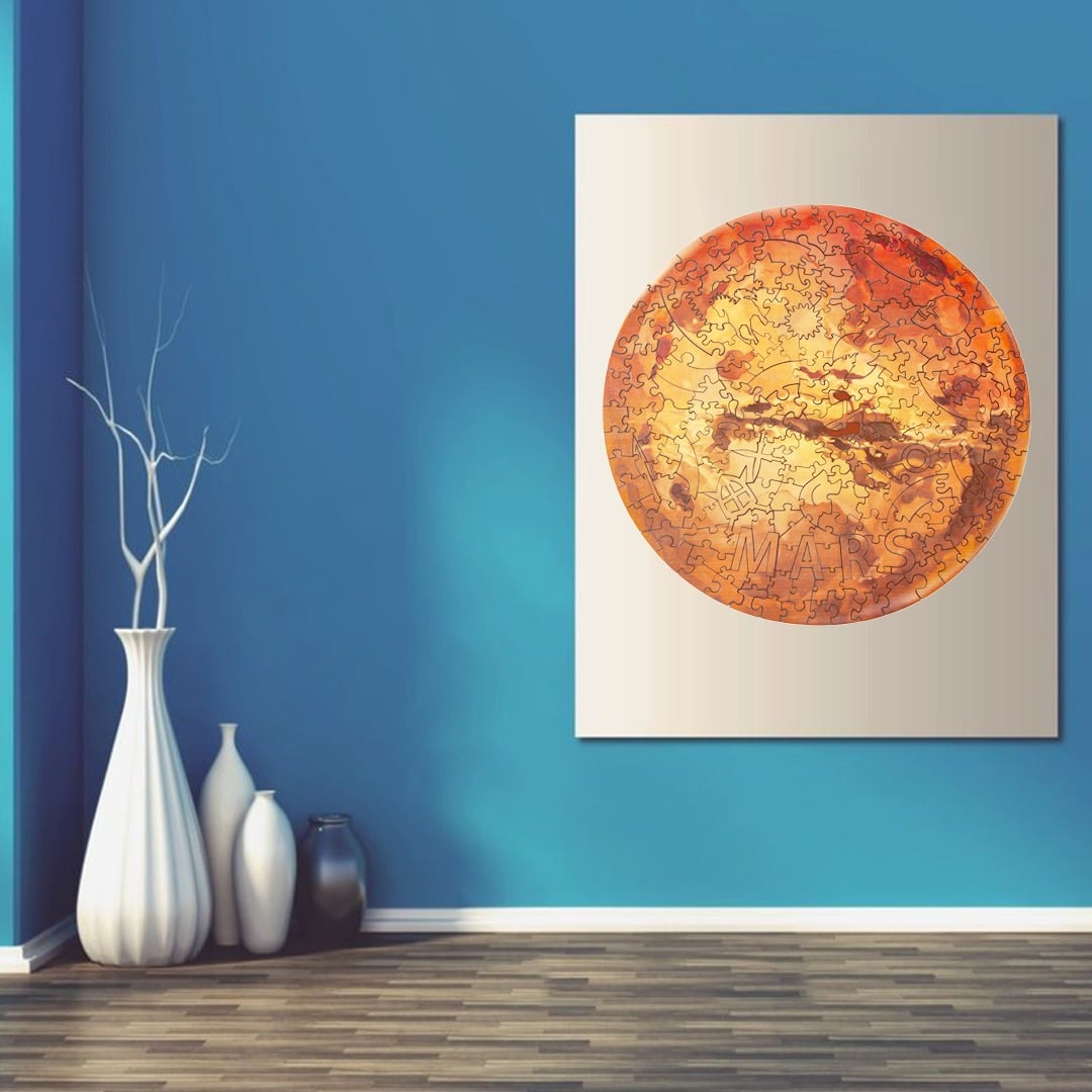 MARS Wooden Jigsaw Puzzle - KAAYEE Puzzle