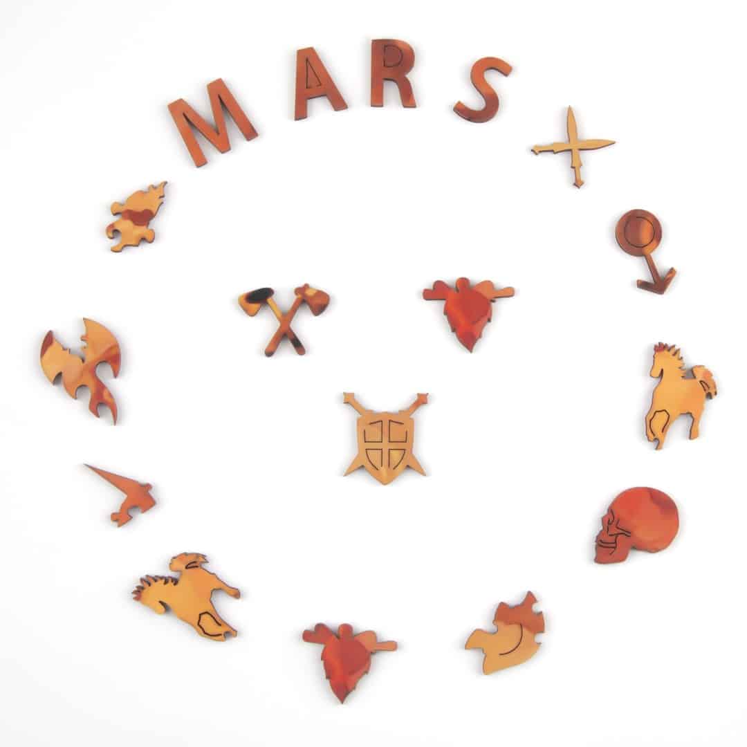 MARS Wooden Jigsaw Puzzle - KAAYEE Puzzle