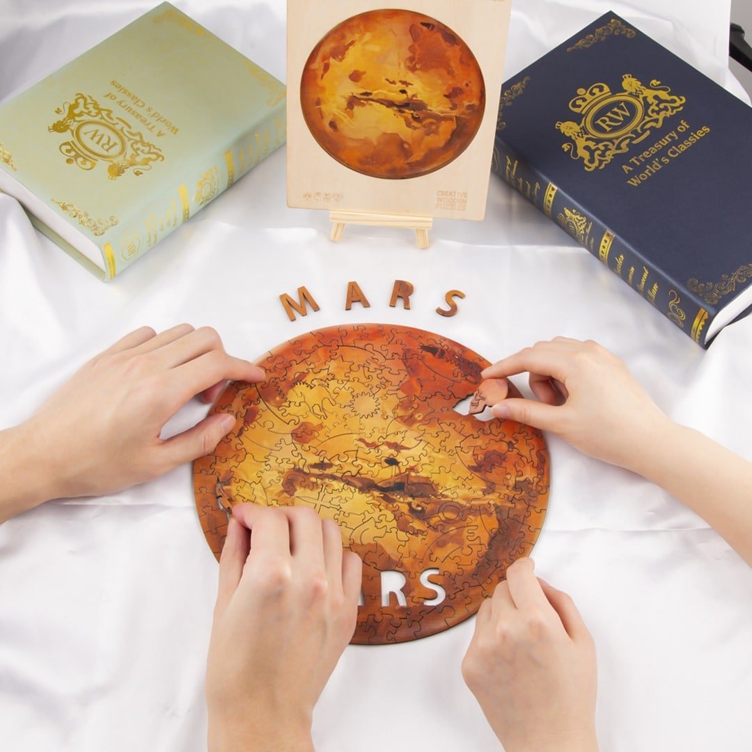 MARS Wooden Jigsaw Puzzle - KAAYEE Puzzle