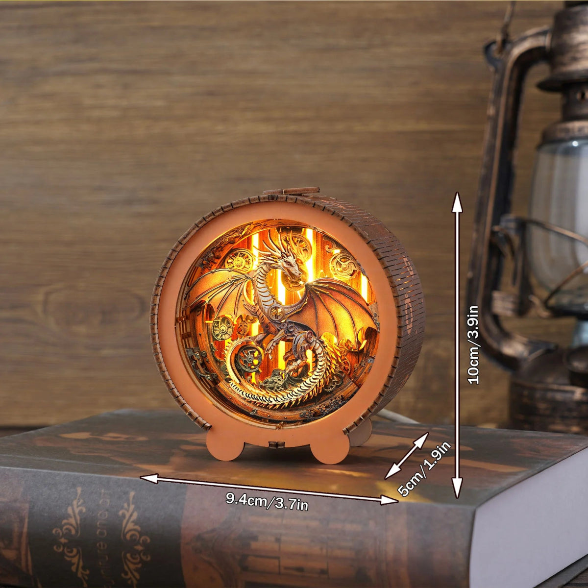 Mechanical Dragon Night Light - KAAYEE Puzzle