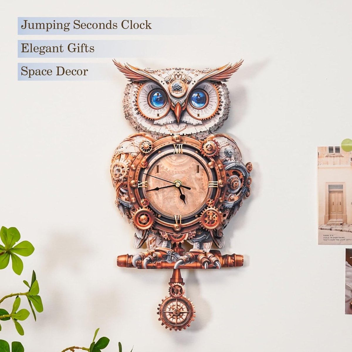Mechanical Owl Clock DIY Wooden Puzzle - KAAYEE Puzzle
