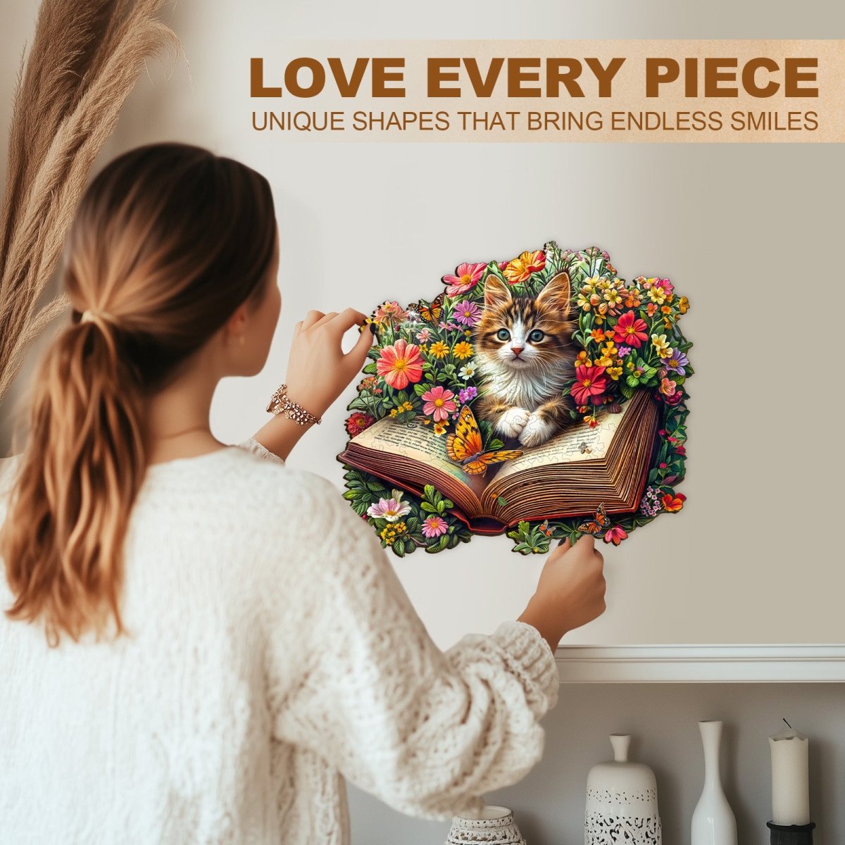 Meow Stories Wooden Jigsaw Puzzle - KAAYEE Puzzle