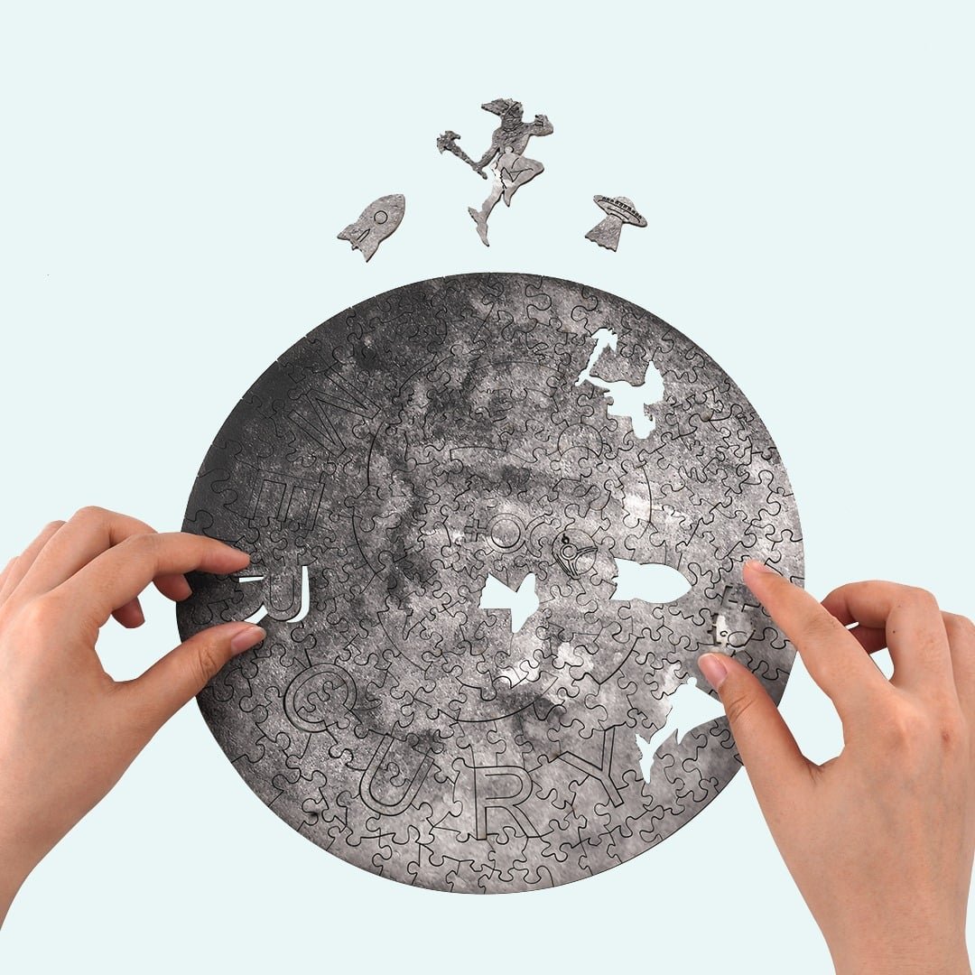 MERCURY Wooden Jigsaw Puzzle - KAAYEE Puzzle