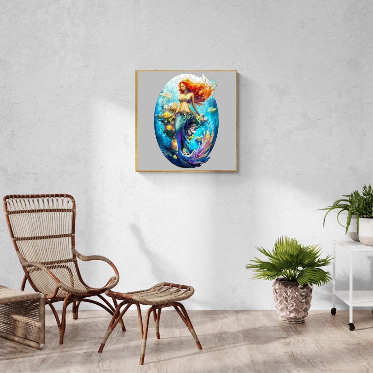 Mermaid Wooden Jigsaw Puzzle - KAAYEE Puzzle