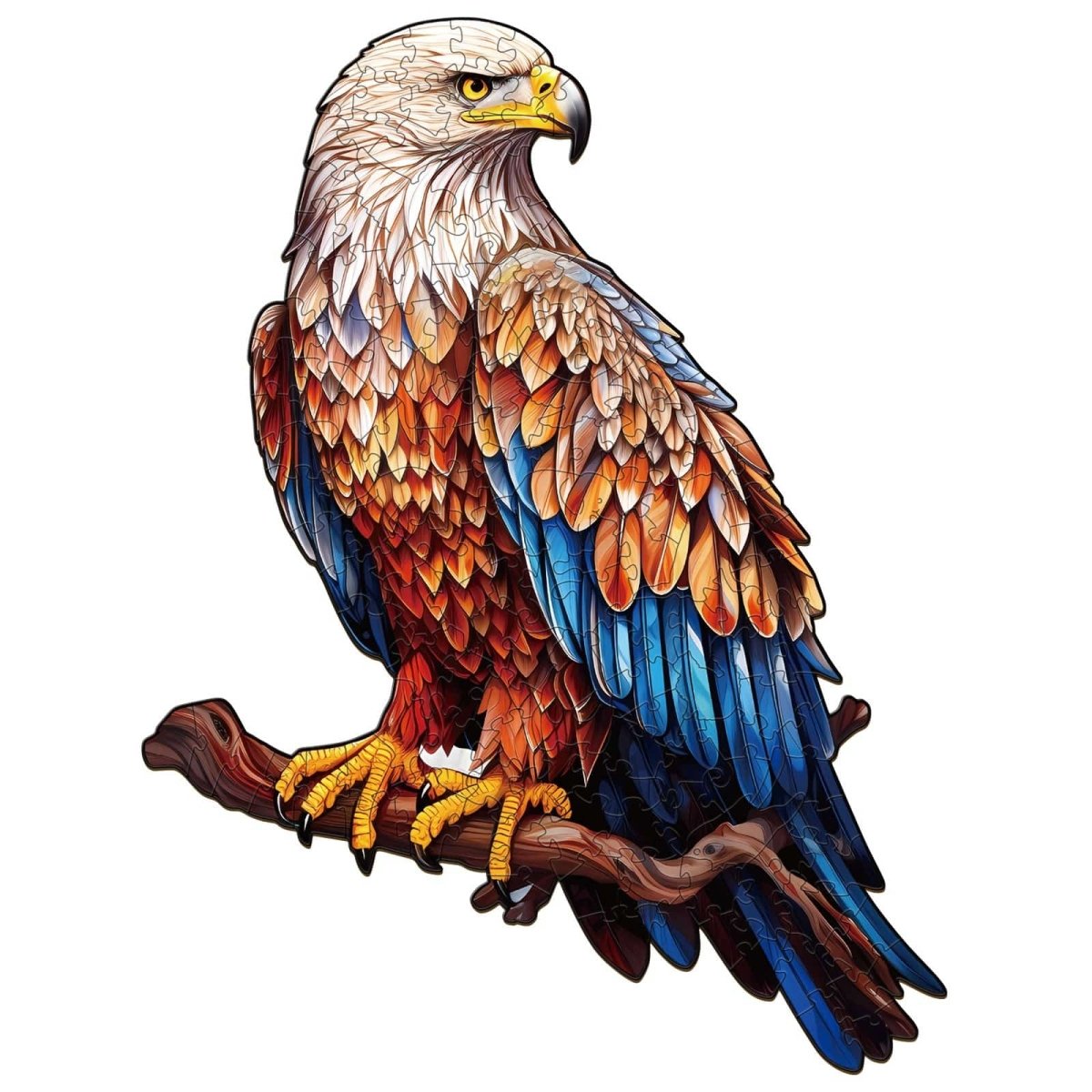 Mighty Bald Eagle Wooden Jigsaw Puzzle - KAAYEE Puzzle