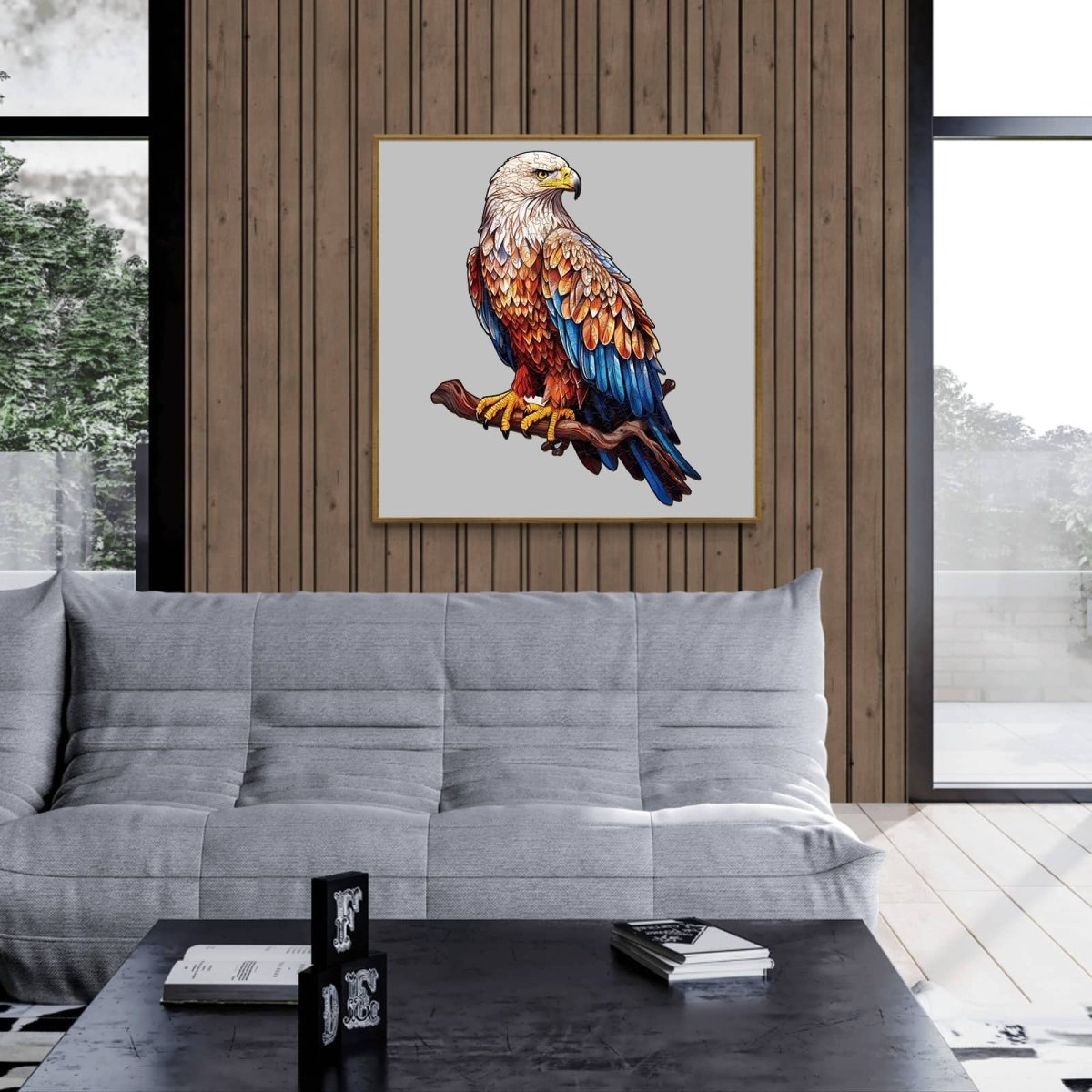 Mighty Bald Eagle Wooden Jigsaw Puzzle - KAAYEE Puzzle