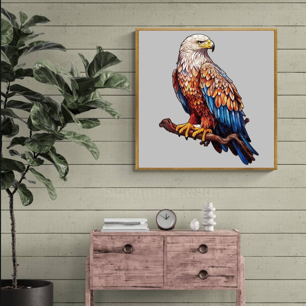 Mighty Bald Eagle Wooden Jigsaw Puzzle - KAAYEE Puzzle