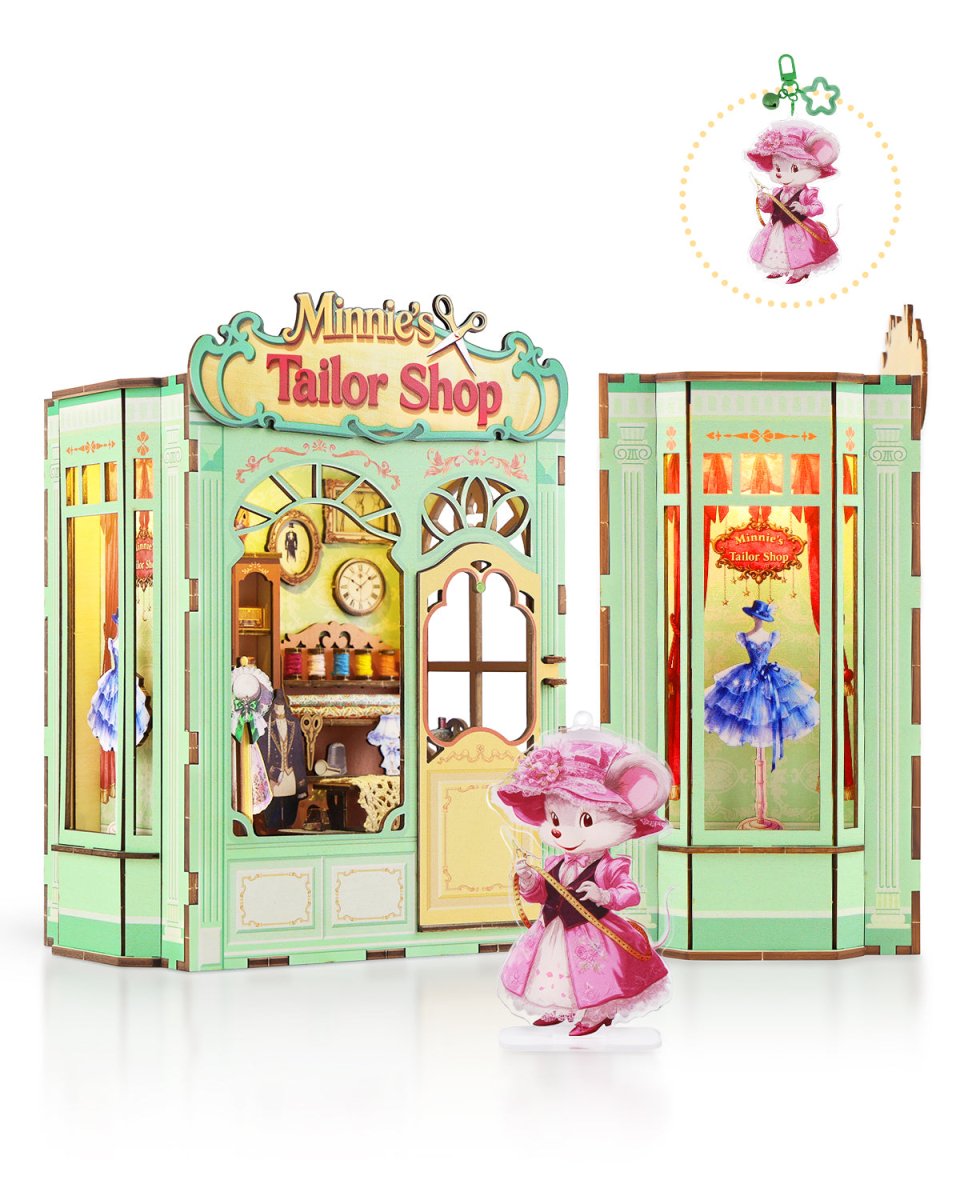 Minnie's Tailor Shop Book Nook Kit - KAAYEE Puzzle