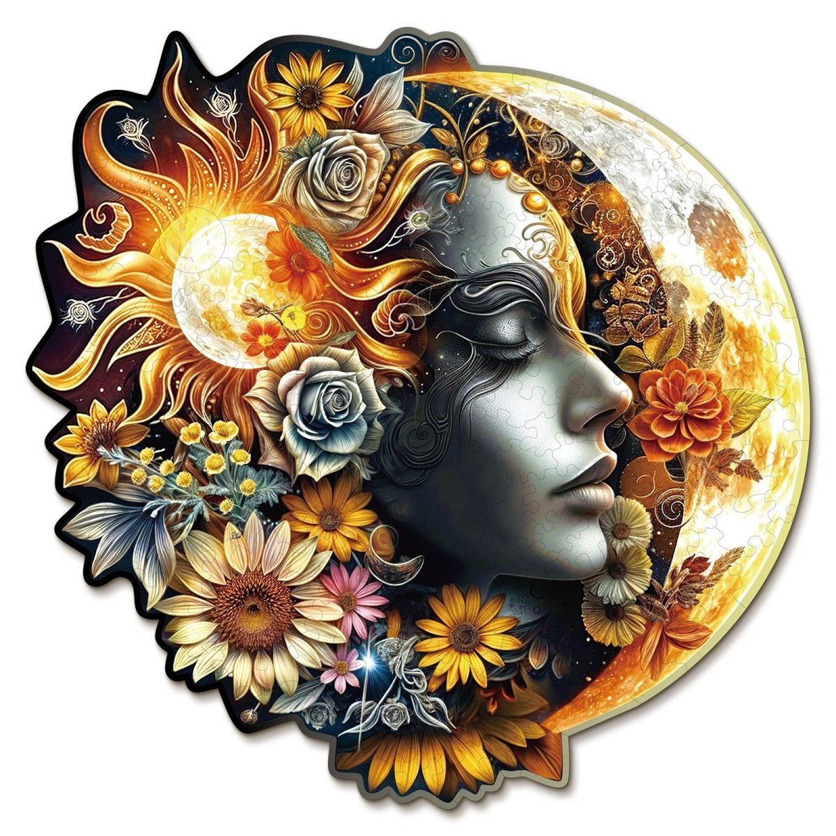 Moon Goddess Wooden Jigsaw Puzzle - KAAYEE Puzzle