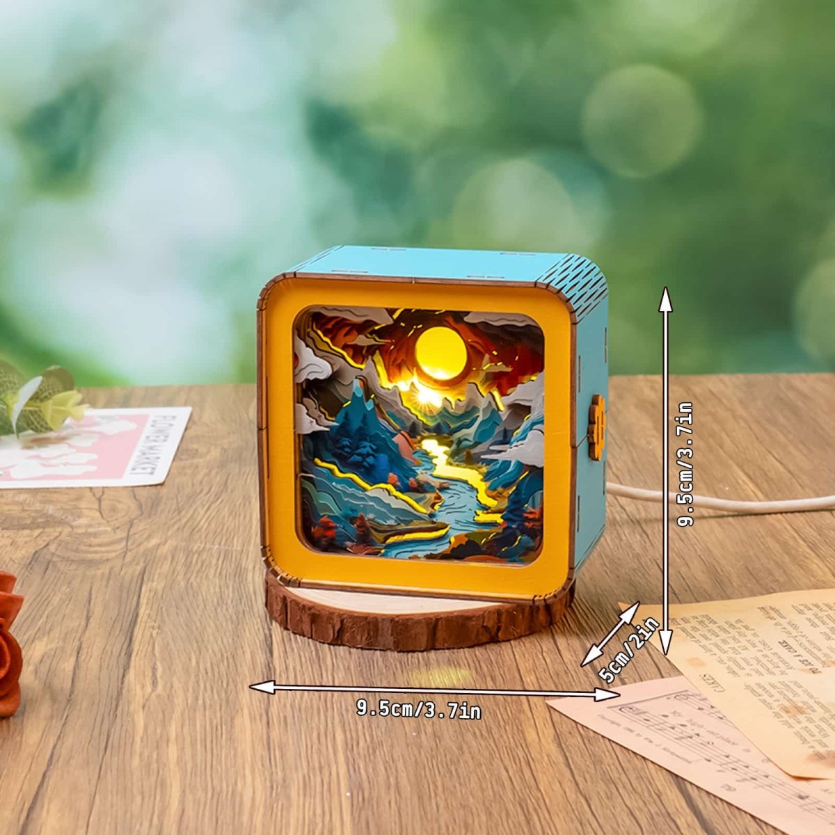 Moonlit Mountain Night Light - KAAYEE Puzzle