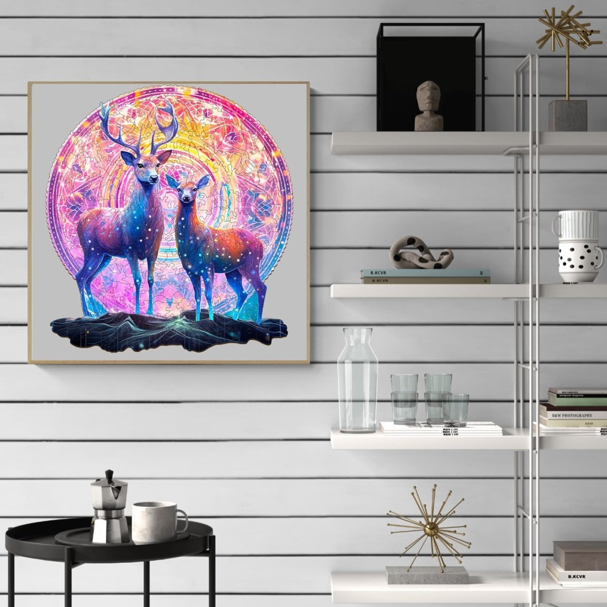 Moose Patron Saint Wooden Jigsaw Puzzle - KAAYEE Puzzle