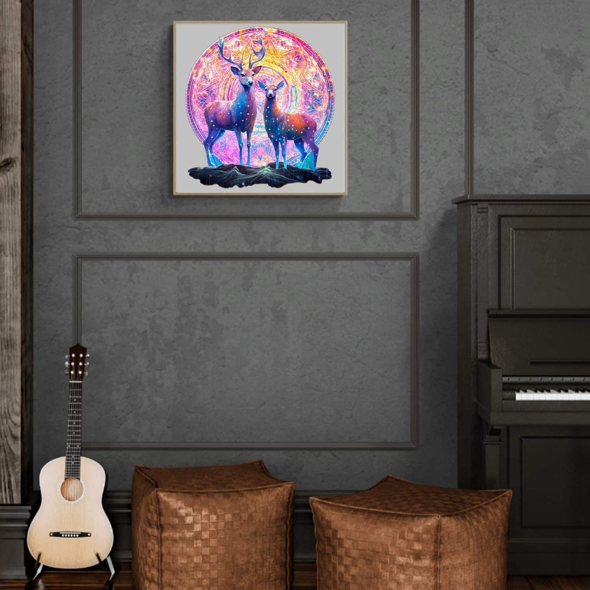 Moose Patron Saint Wooden Jigsaw Puzzle - KAAYEE Puzzle