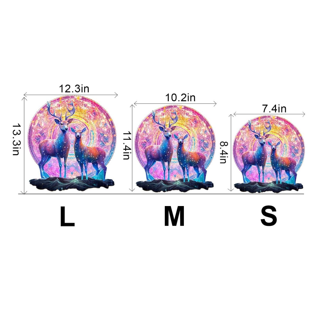 Moose Patron Saint Wooden Jigsaw Puzzle - KAAYEE Puzzle