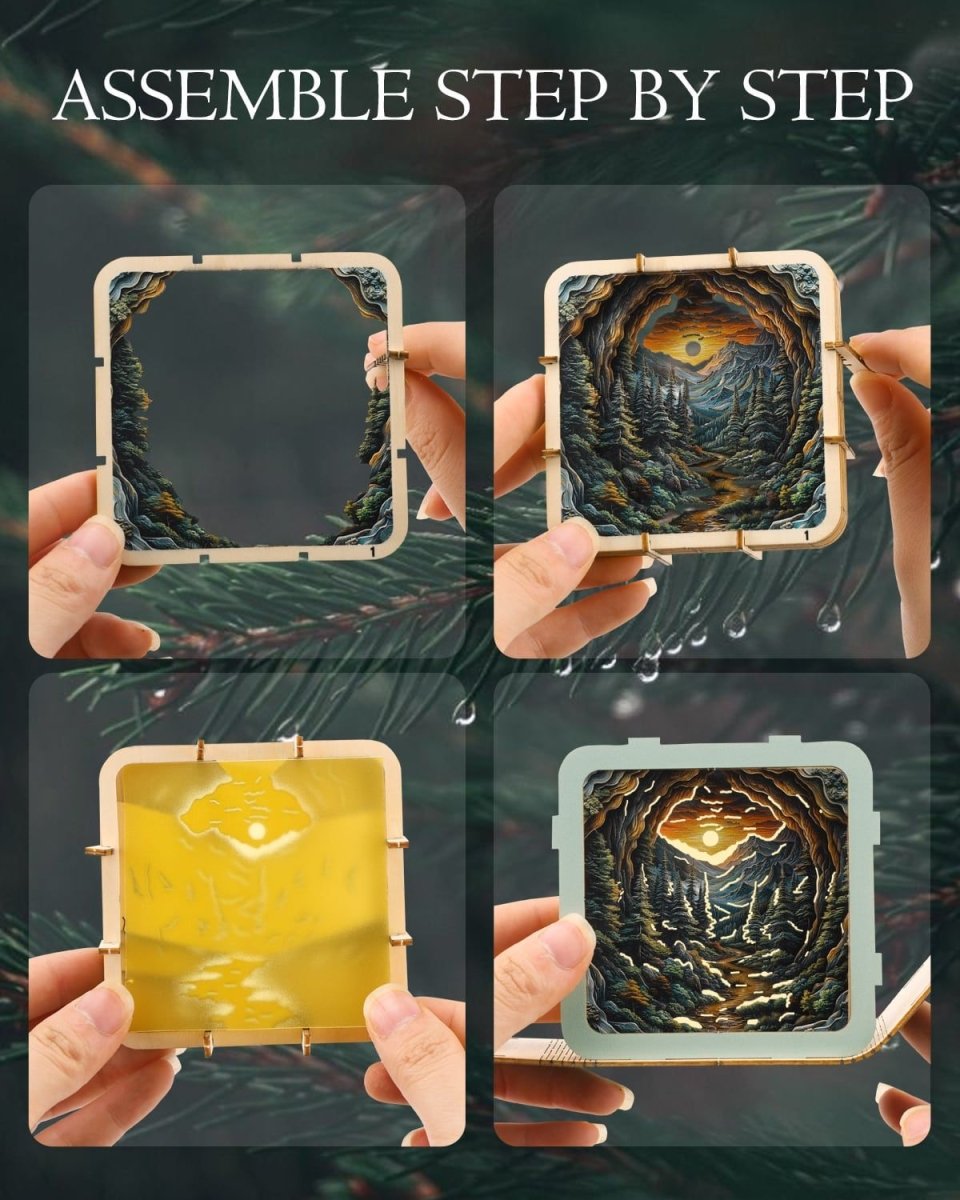 Morning Forest Night Light - KAAYEE Puzzle