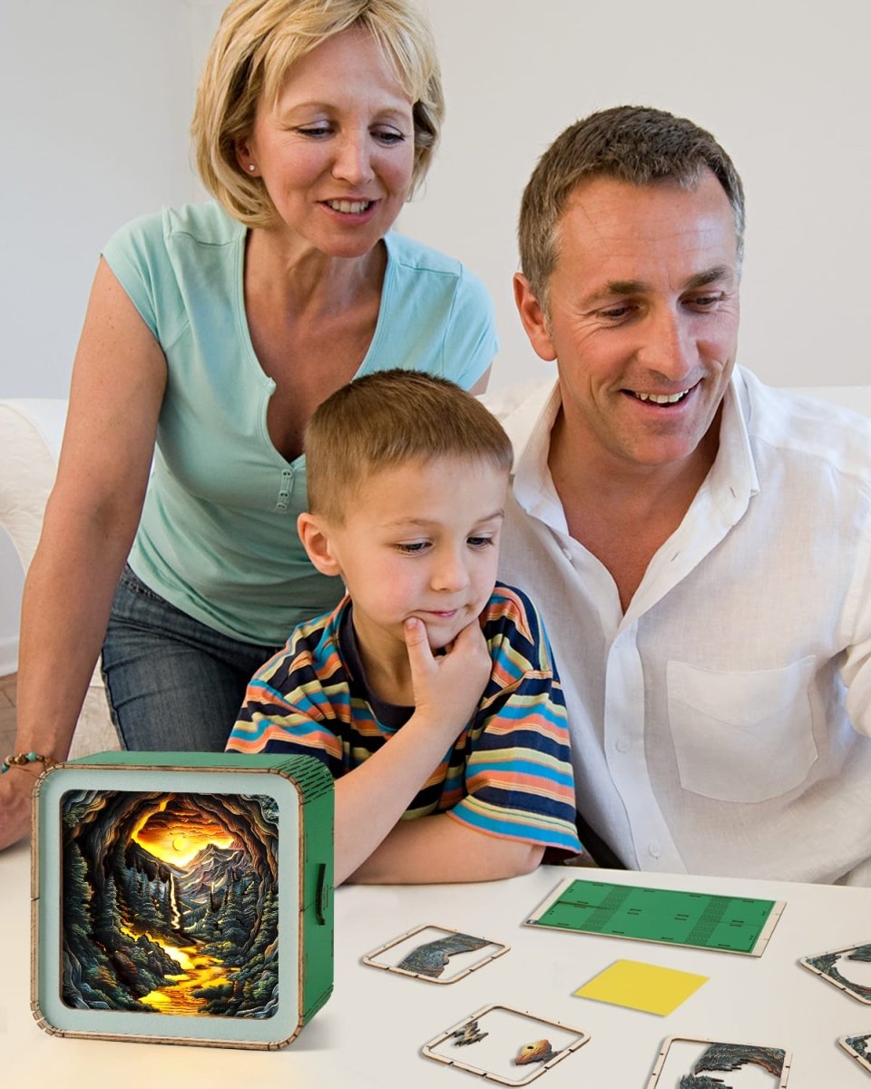 Morning Forest Night Light - KAAYEE Puzzle