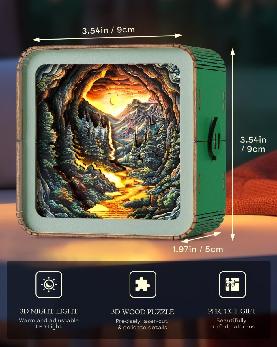 Morning Forest Night Light - KAAYEE Puzzle