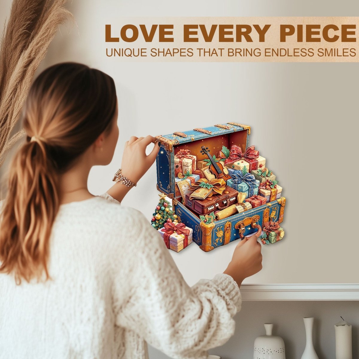 Music Gift Box Wooden Jigsaw Puzzle - KAAYEE Puzzle