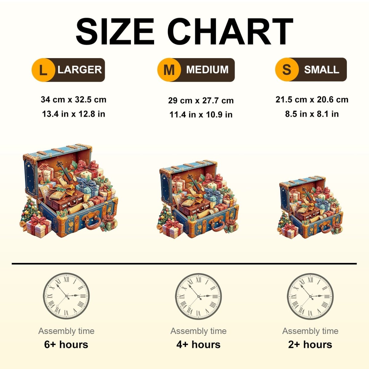 Music Gift Box Wooden Jigsaw Puzzle - KAAYEE Puzzle