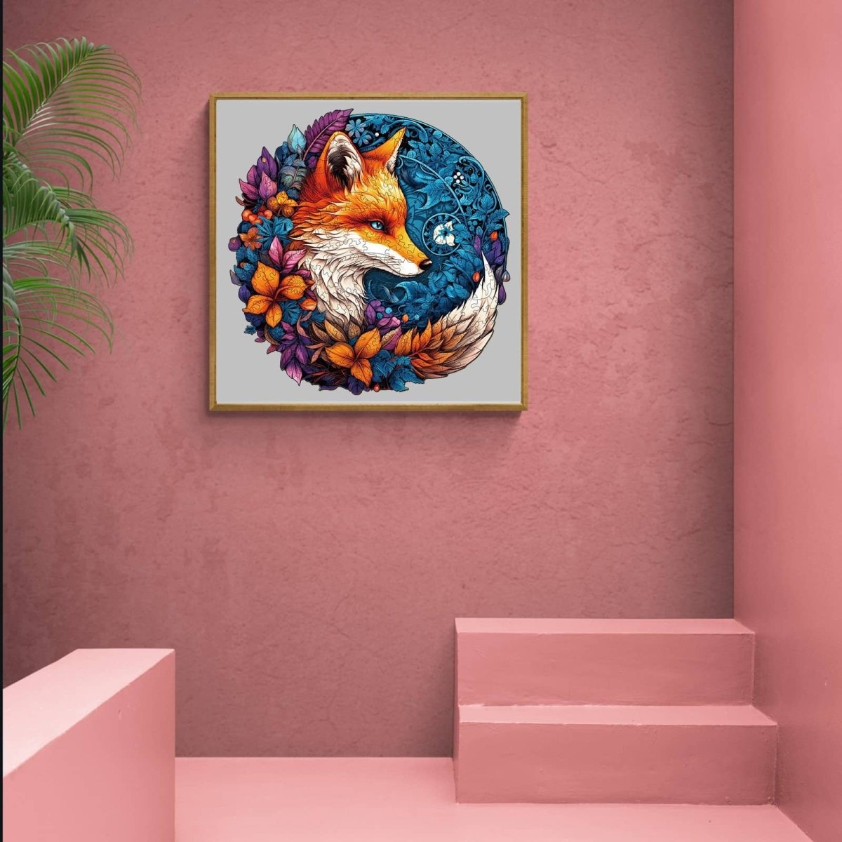 Mysterious Fox Wooden Jigsaw Puzzle - KAAYEE Puzzle