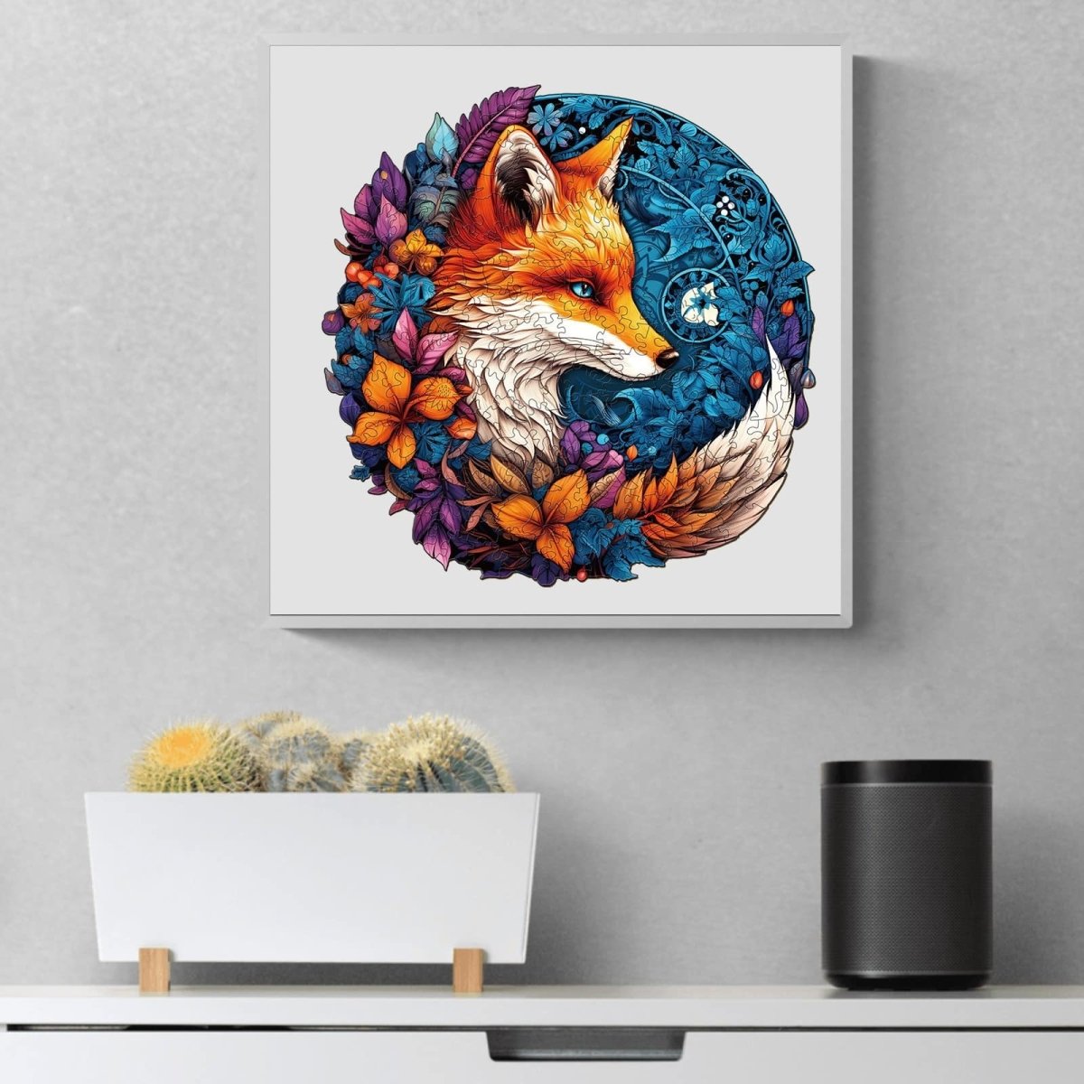 Mysterious Fox Wooden Jigsaw Puzzle - KAAYEE Puzzle