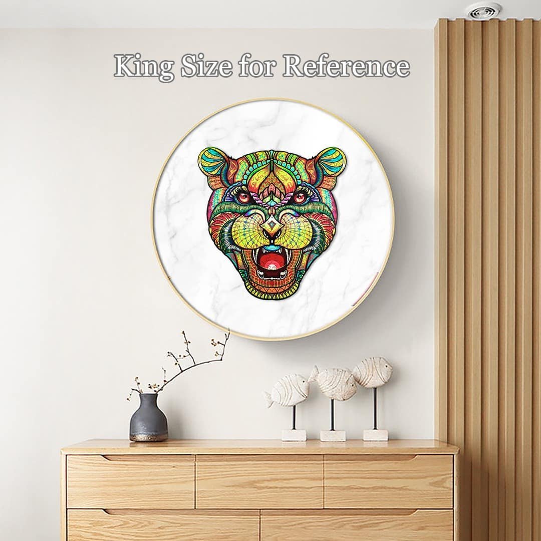 MYSTERIOUS LEOPARD Wooden Jigsaw Puzzle - KAAYEE Puzzle