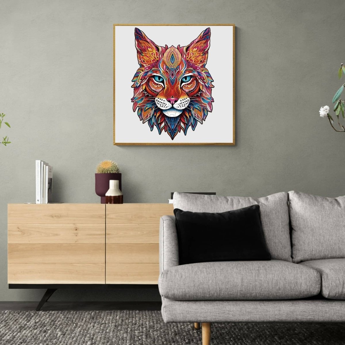 MYSTERIOUS LYNX Wooden Jigsaw Puzzle - KAAYEE Puzzle