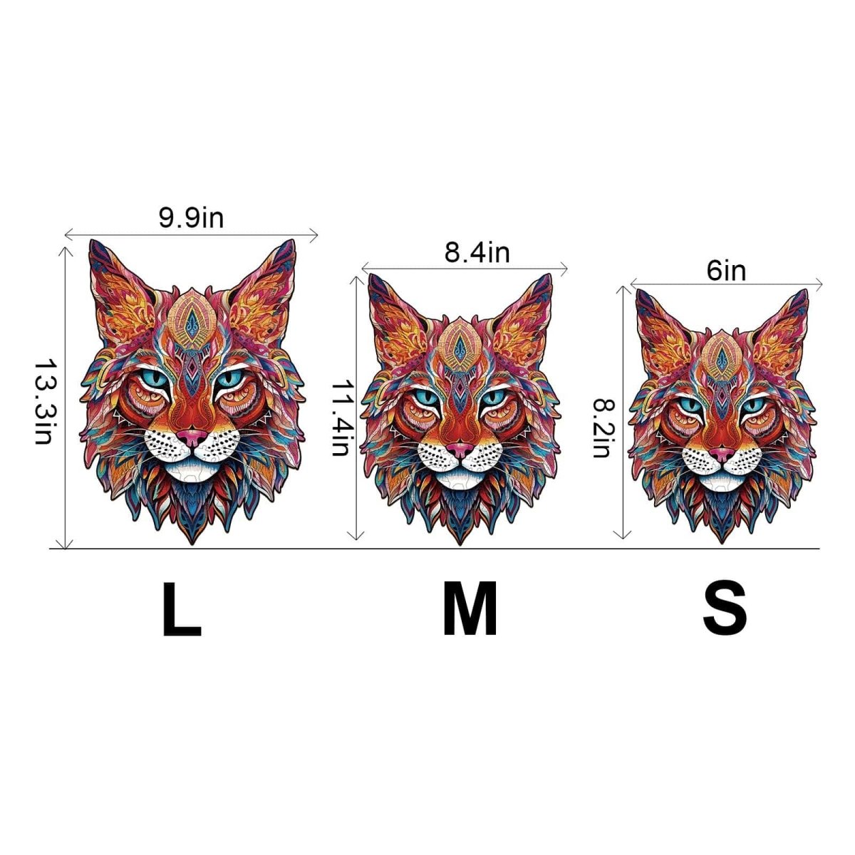 MYSTERIOUS LYNX Wooden Jigsaw Puzzle - KAAYEE Puzzle