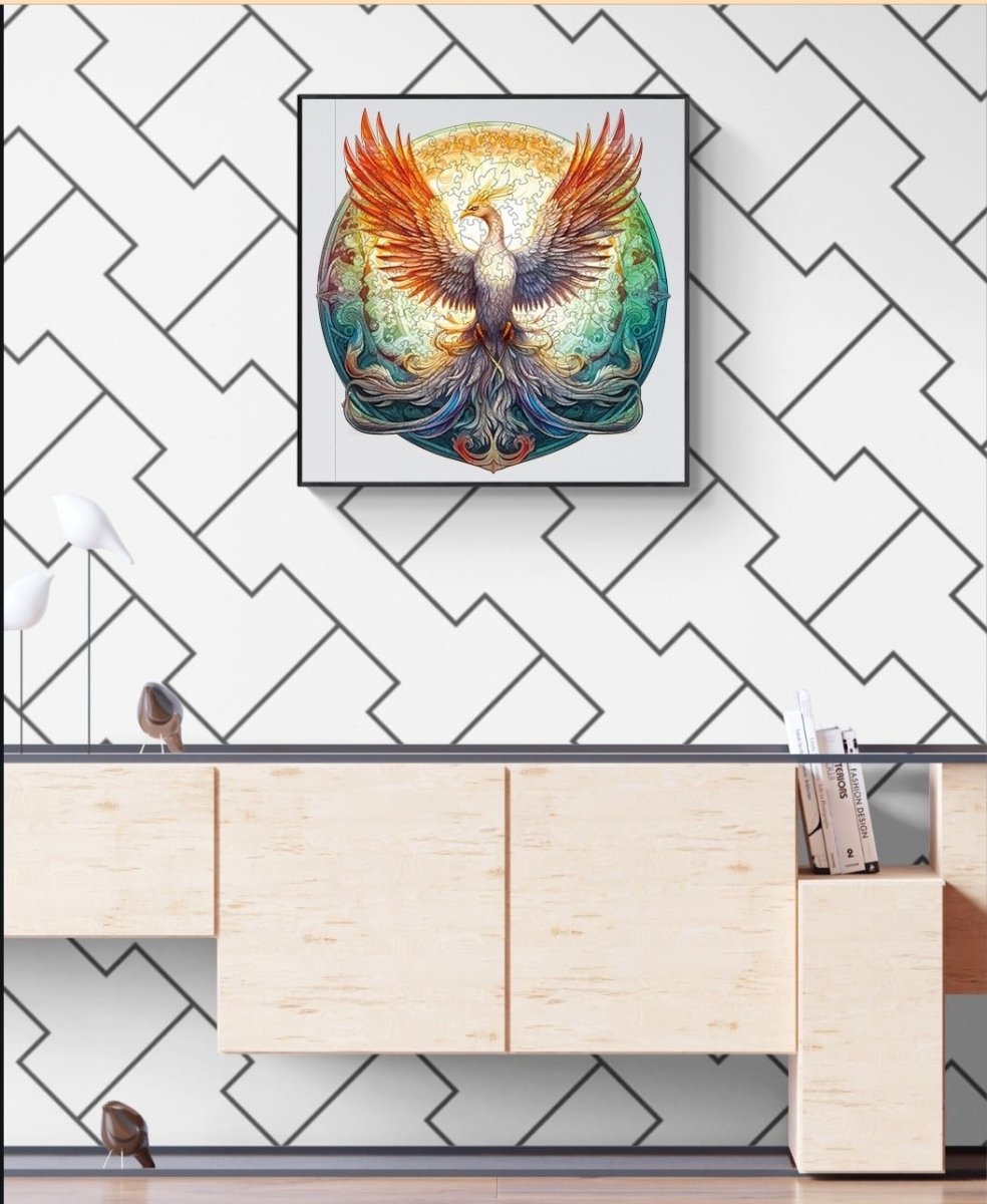 Mysterious Phoenix Wooden Jigsaw Puzzle - KAAYEE Puzzle