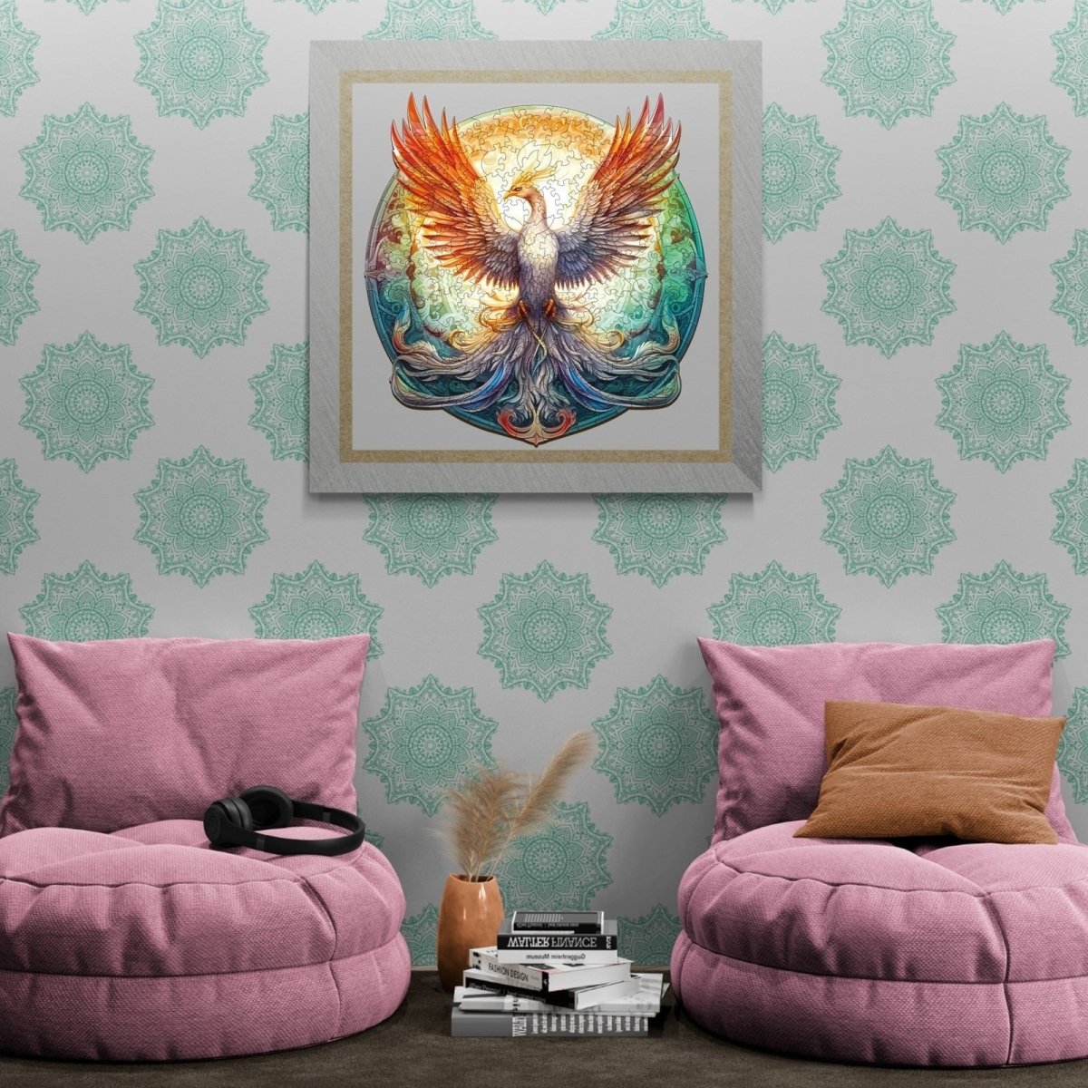 Mysterious Phoenix Wooden Jigsaw Puzzle - KAAYEE Puzzle