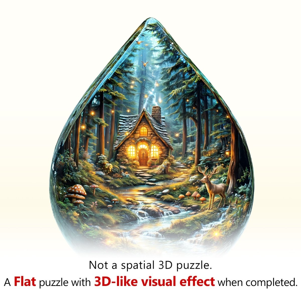 Mystic Forest Wooden Jigsaw Puzzle - KAAYEE Puzzle