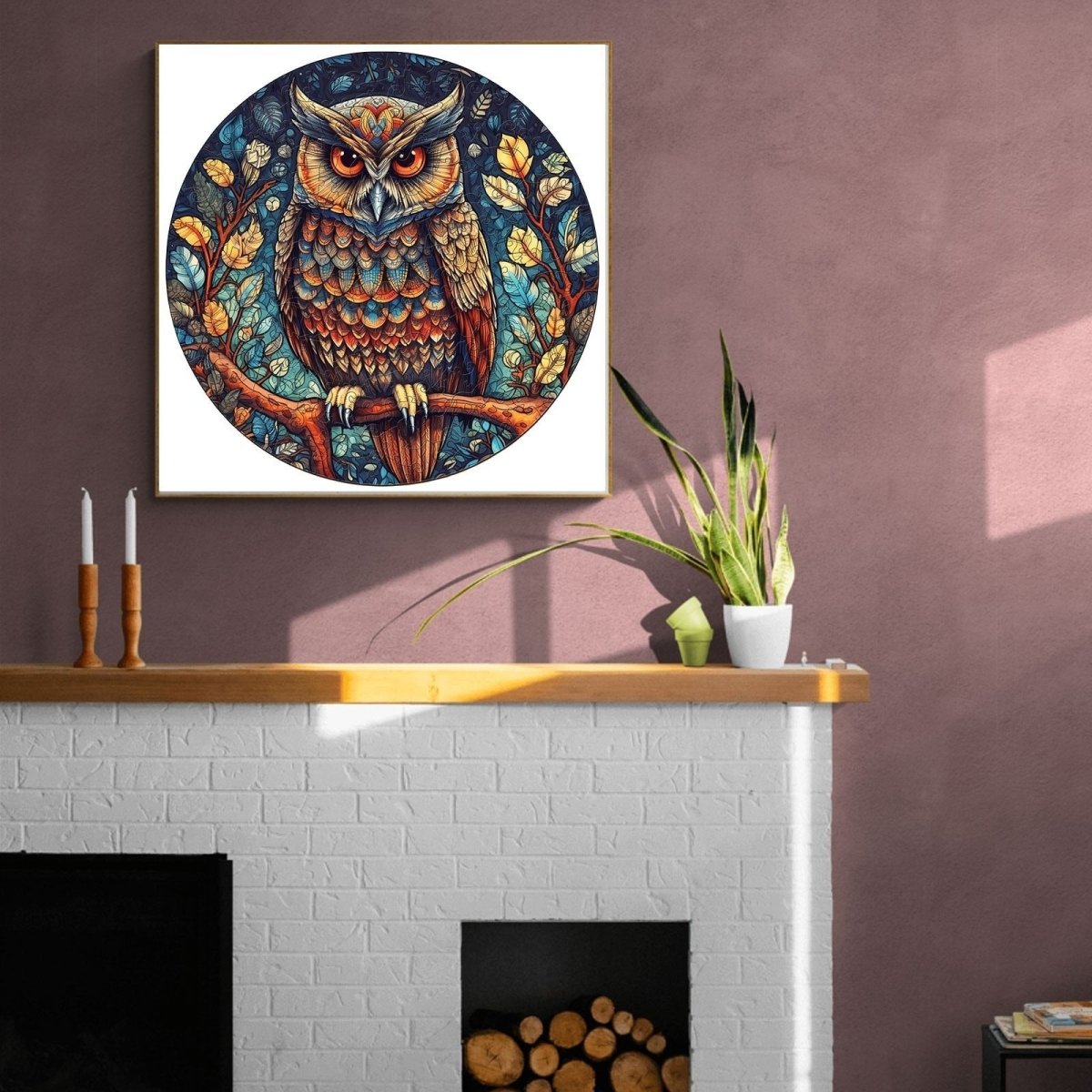 Mystic Owl Wooden Jigsaw Puzzle - KAAYEE Puzzle