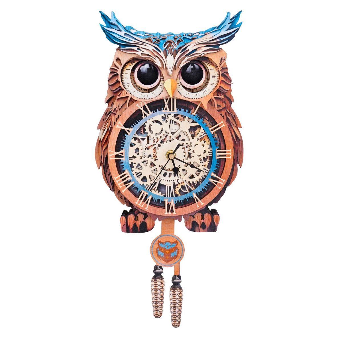 Owl Clock DIY Wooden Puzzle - KAAYEE Puzzle