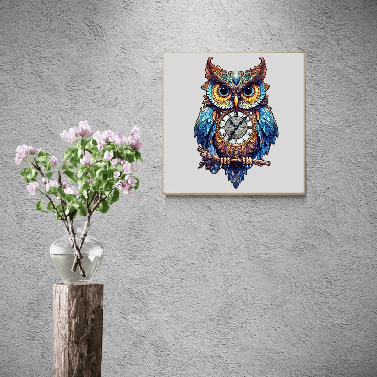 Owl Clock Wooden Jigsaw Puzzle - KAAYEE Puzzle