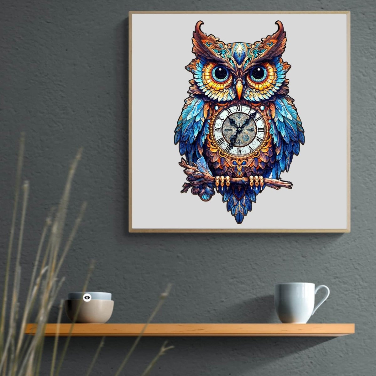 Owl Clock Wooden Jigsaw Puzzle - KAAYEE Puzzle