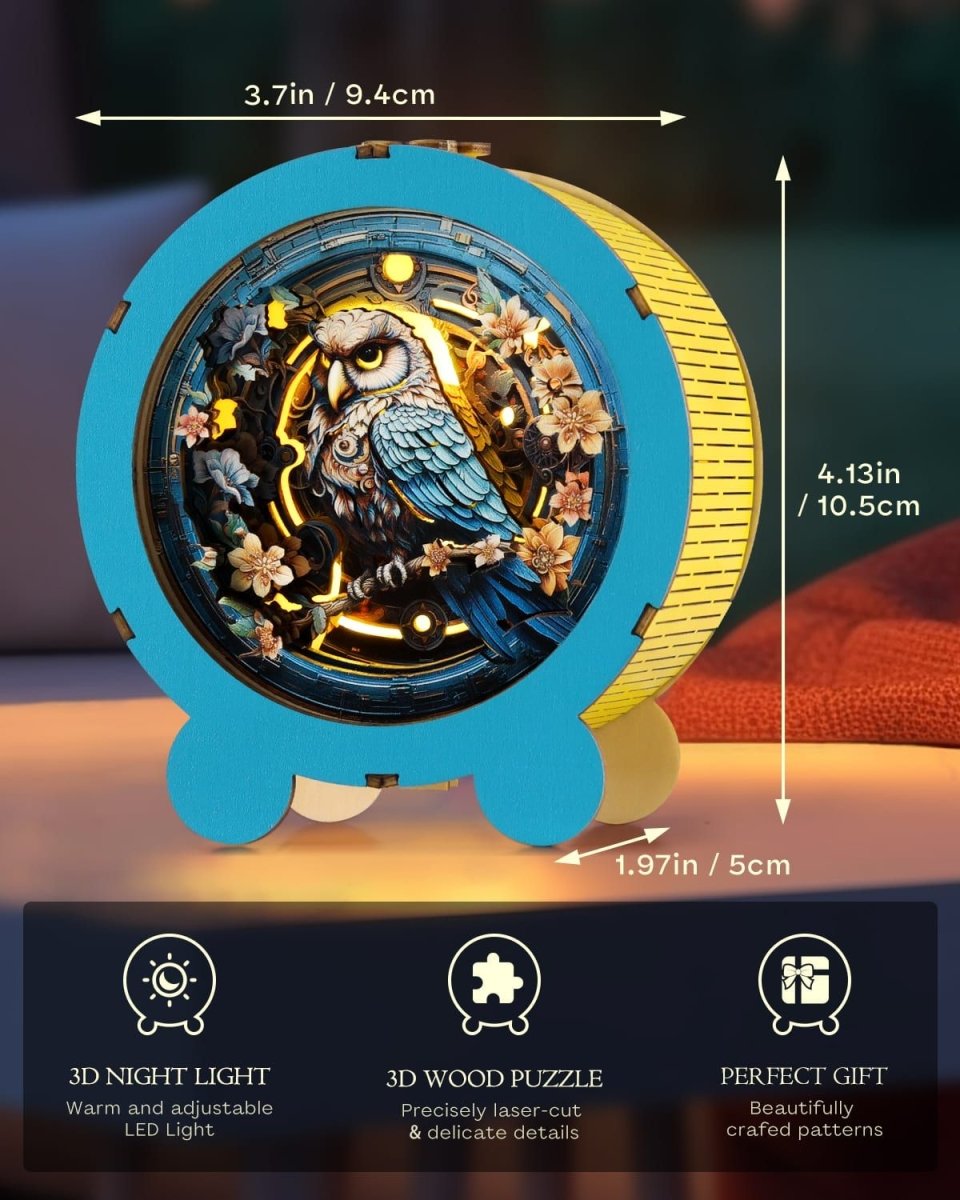 Owl Night Light - KAAYEE Puzzle