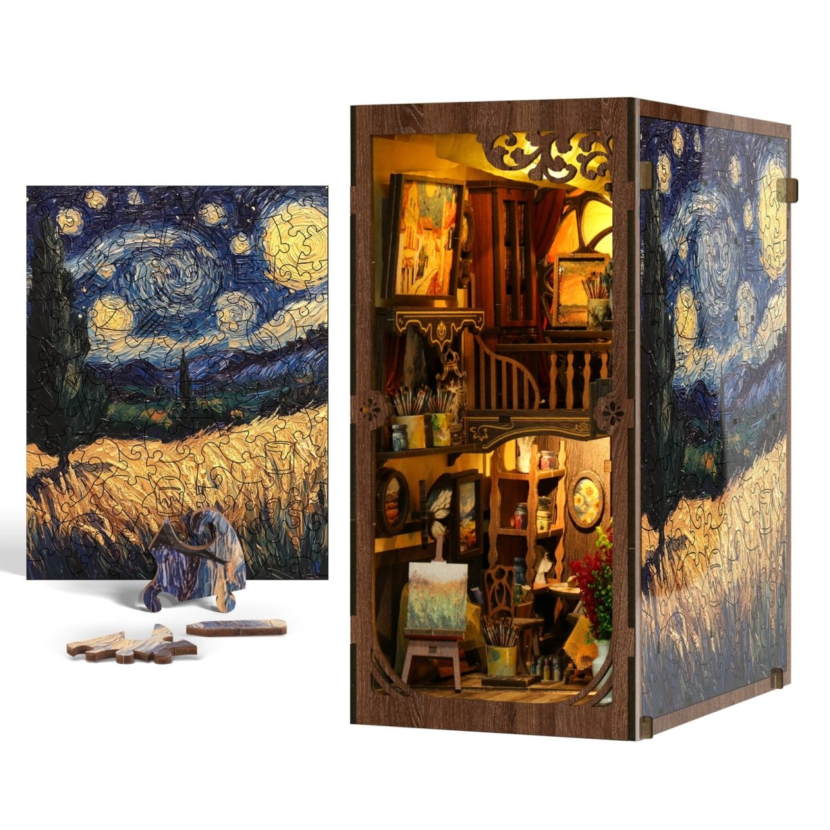 Painting Room Book Nook Kit - KAAYEE Puzzle