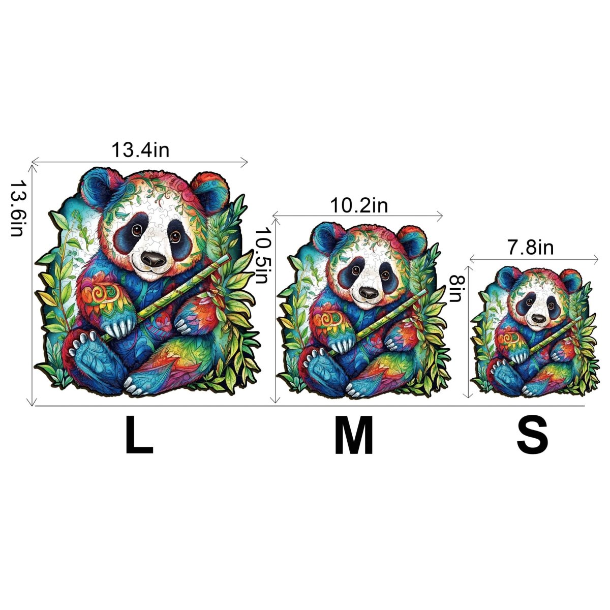 Panda Wooden Jigsaw Puzzle - KAAYEE Puzzle
