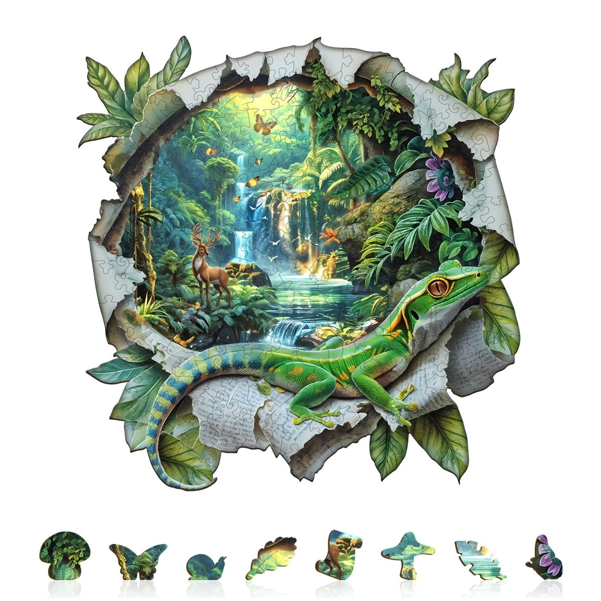 Paper World Wooden Jigsaw Puzzle - KAAYEE Puzzle