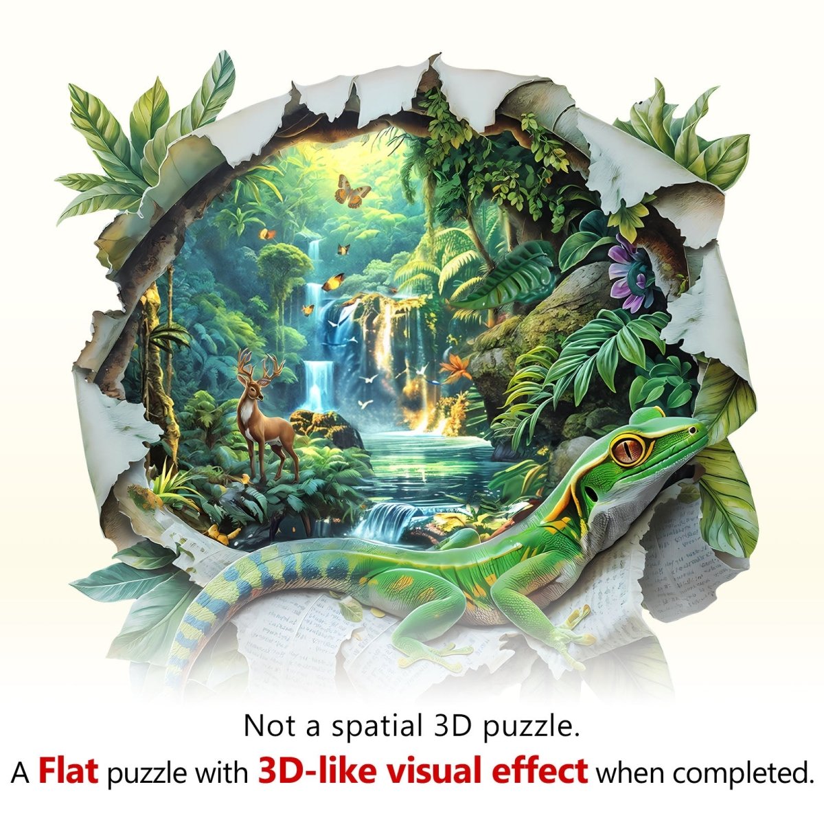 Paper World Wooden Jigsaw Puzzle - KAAYEE Puzzle