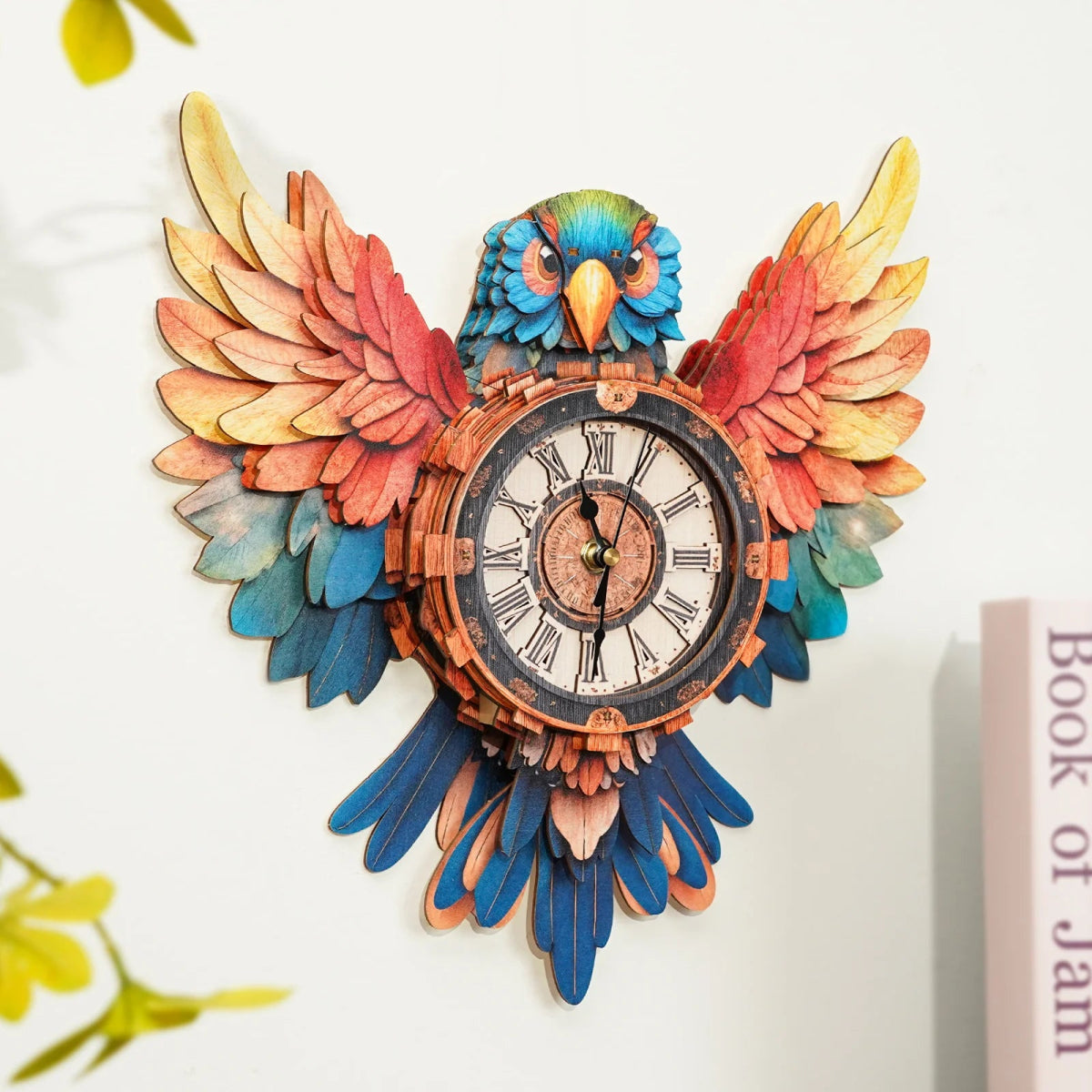 Parrot Wooden Clock Kit - KAAYEE Puzzle