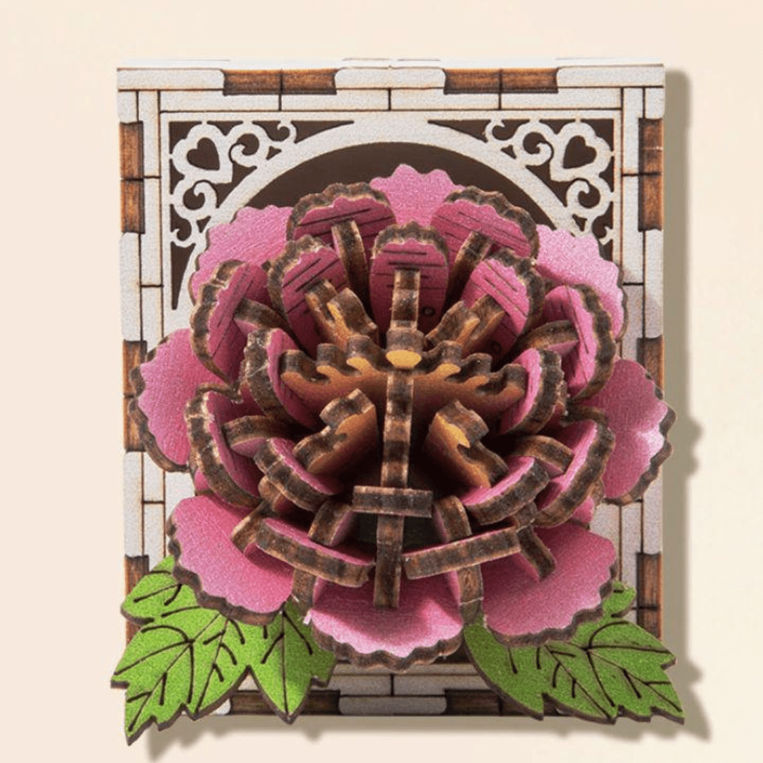 Peony Fridge Magnet Kit - KAAYEE Puzzle