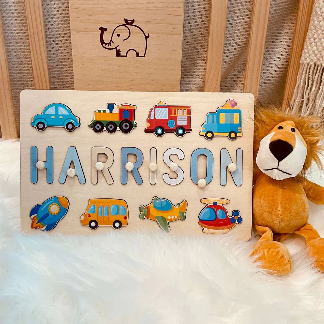Personalized Baby Wooden Jigsaw Puzzle - KAAYEE Puzzle