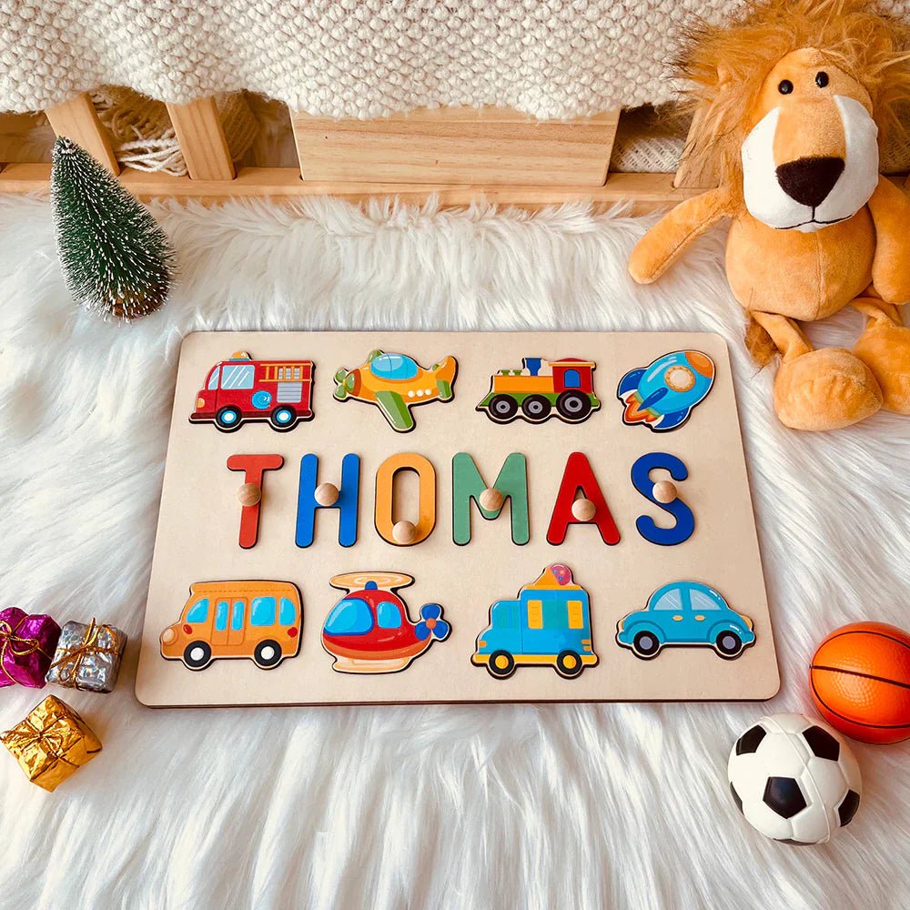 Personalized Baby Wooden Jigsaw Puzzle - KAAYEE Puzzle