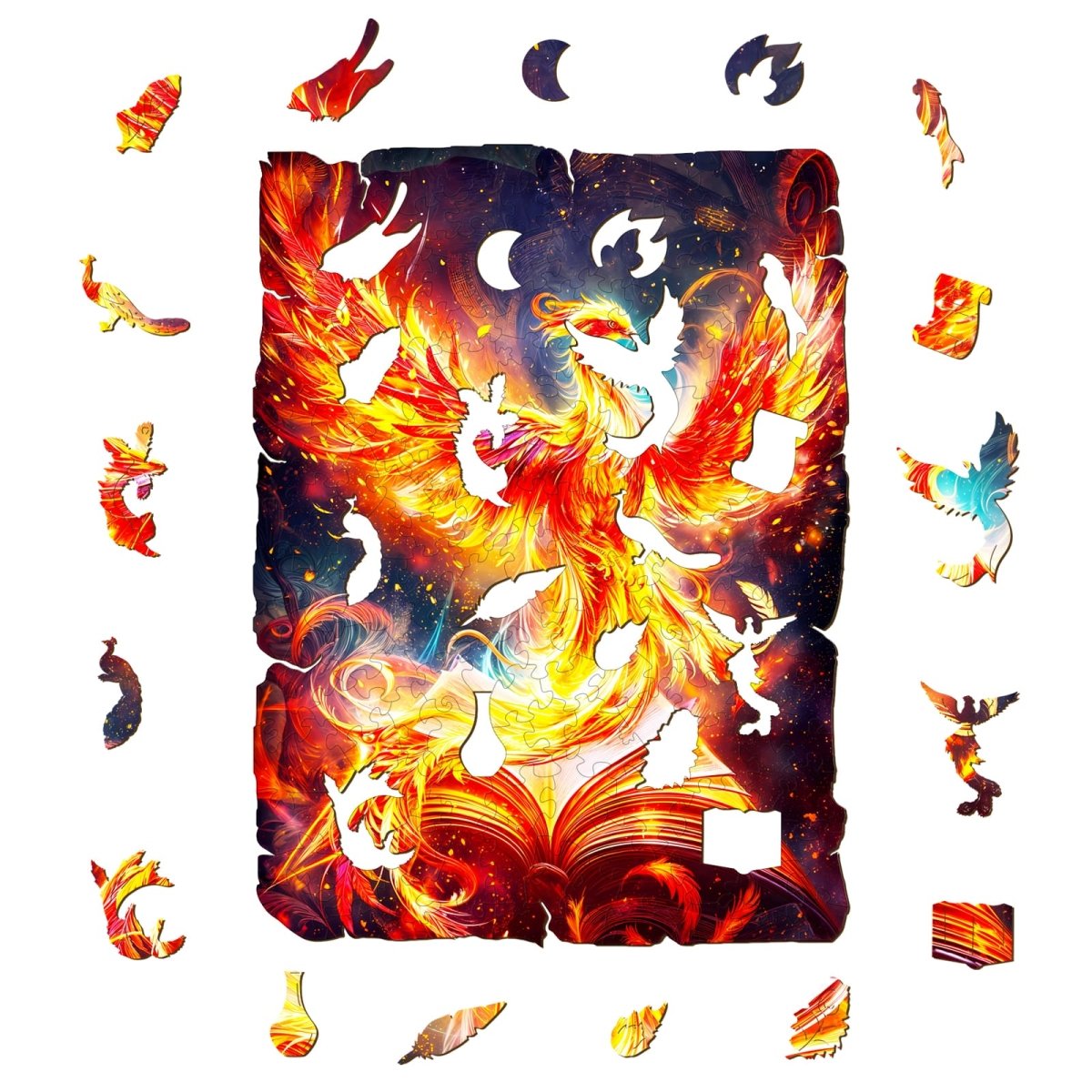 Phoenix Legends Wooden Jigsaw Puzzle - KAAYEE Puzzle