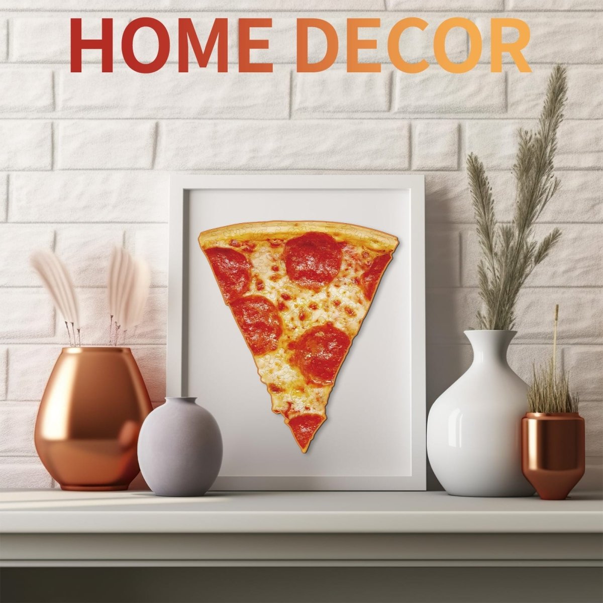 Pizza Wooden Jigsaw Puzzle - KAAYEE Puzzle