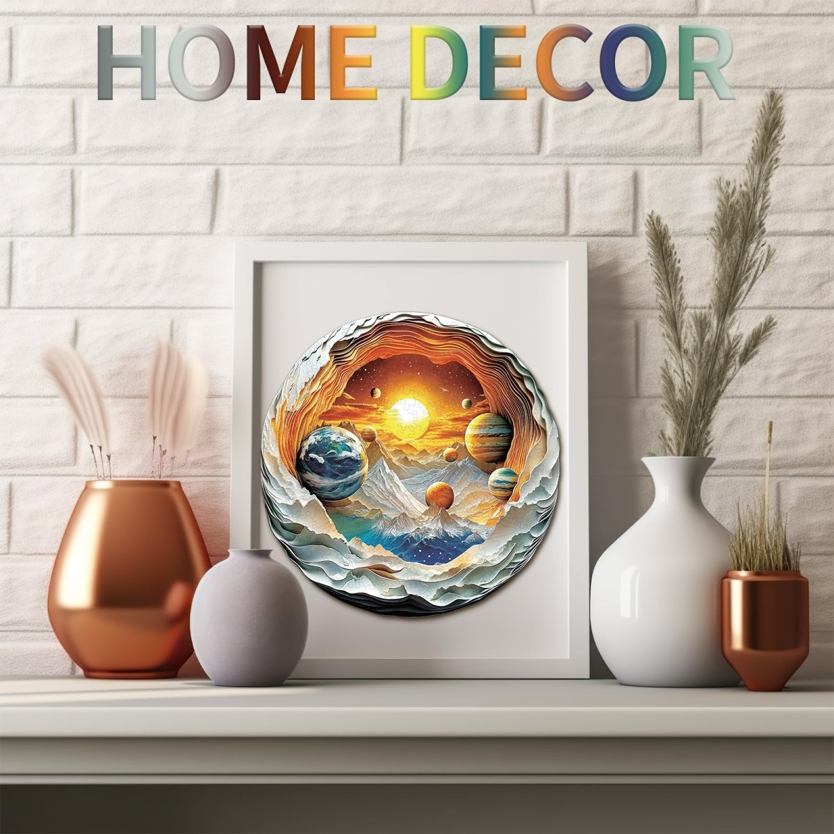 Planet Travel Wooden Jigsaw Puzzle - KAAYEE Puzzle