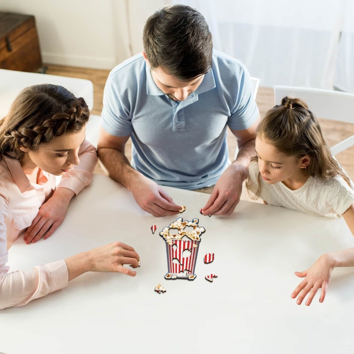 Popcorn Wooden Jigsaw Puzzle - KAAYEE Puzzle