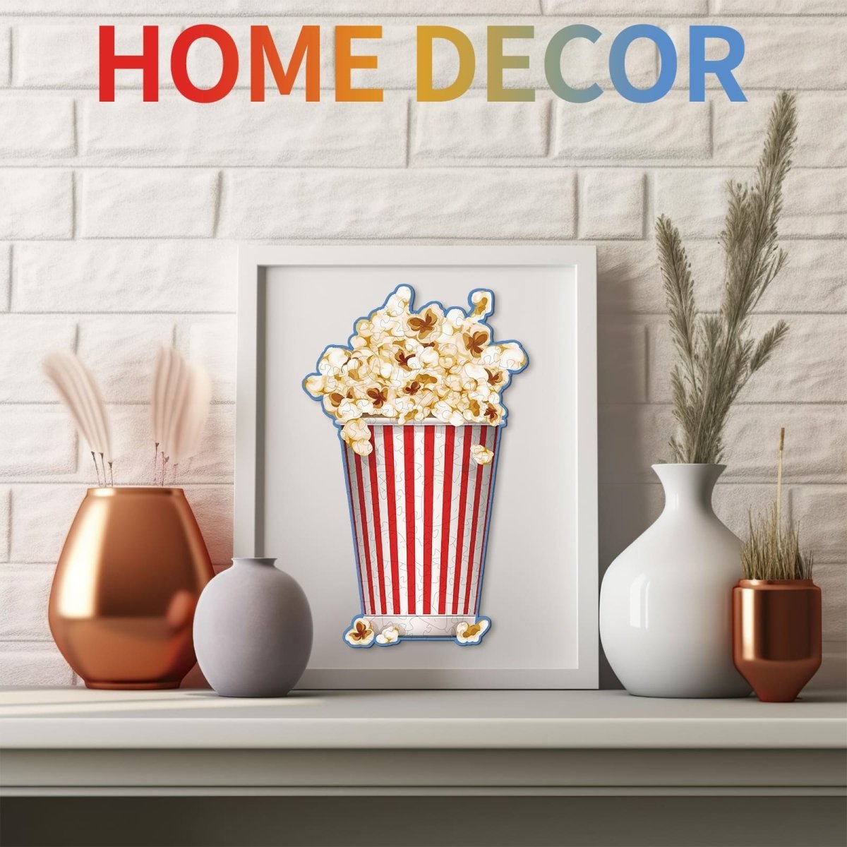 Popcorn Wooden Jigsaw Puzzle - KAAYEE Puzzle