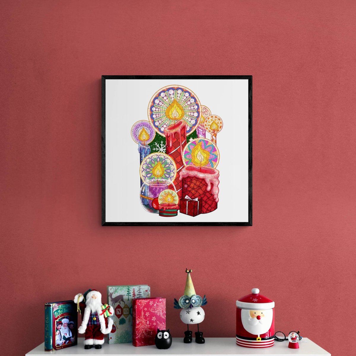 PULSATING CANDLE Wooden Jigsaw Puzzle - KAAYEE Puzzle